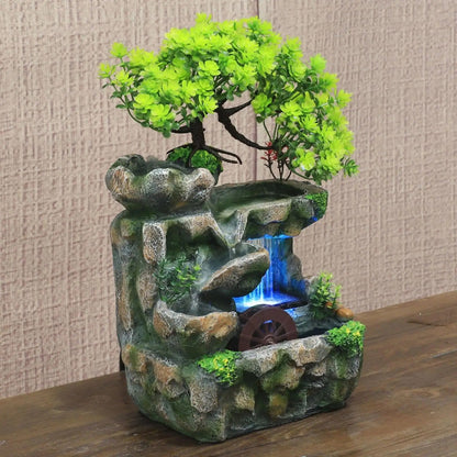 Rockery Waterfall Table Fountain